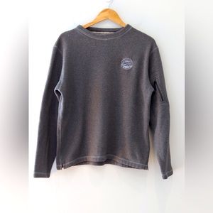 PT Sportswear Mens Denali Mt McKinley pull on Knit Gray Pullover fleece Size M.